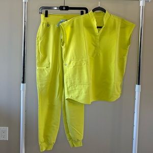 FIGS SCRUB SET CITRON LIMITED EDITION COLOUR